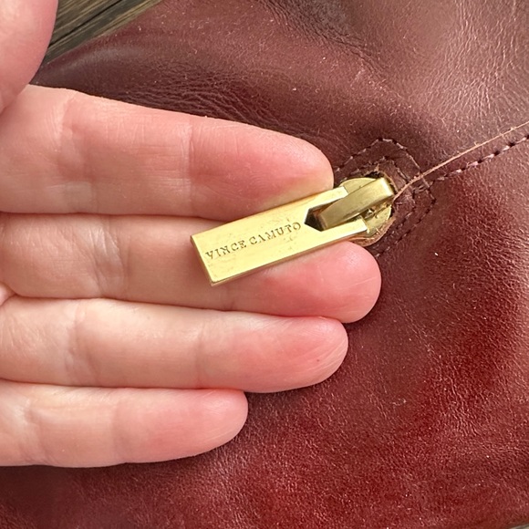 Vince Camuto Dark Red Heeled Boots - Picture 3 of 3